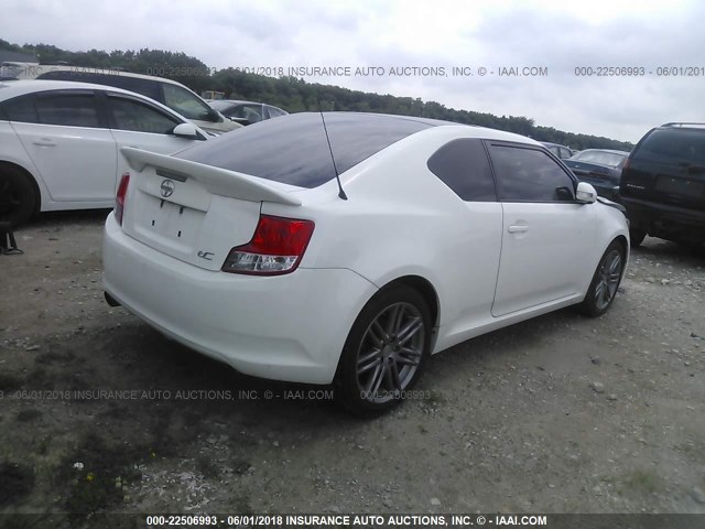 JTKJF5C7XB3004317 - 2011 TOYOTA SCION TC 白色 照片 4
