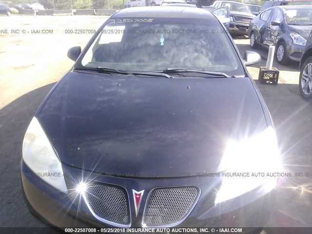 1G2ZH558164107530 - 2006 PONTIAC G6 GT შავი ფოტო 6