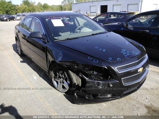 1G1ZB5E03CF248647 - 2012 CHEVROLET MALIBU LS BLACK photo 1