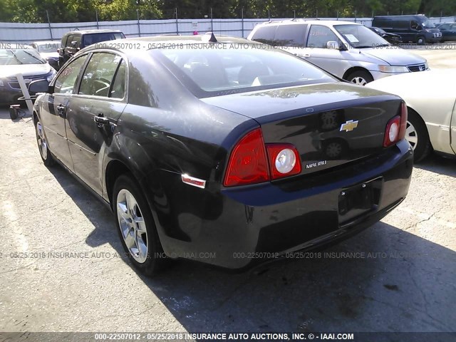 1G1ZB5E03CF248647 - 2012 CHEVROLET MALIBU LS BLACK photo 3