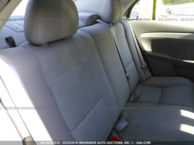 1G1ZB5E03CF248647 - 2012 CHEVROLET MALIBU LS BLACK photo 8