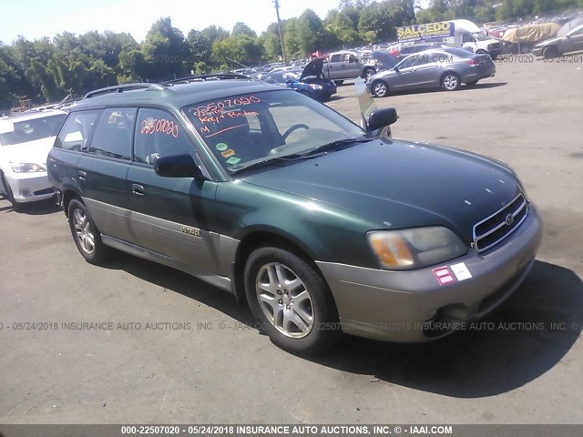 4S3BH675817622053 - 2001 SUBARU LEGACY OUTBACK AWP 绿色 照片 1