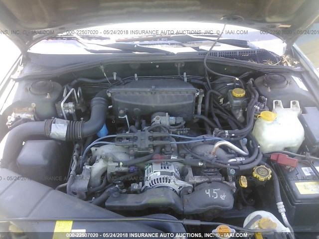 4S3BH675817622053 - 2001 SUBARU LEGACY OUTBACK AWP 绿色 照片 10