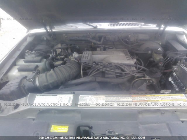 1FMDU65P2YZC57369 - 2000 FORD EXPLORER LIMITED 灰色 照片 10