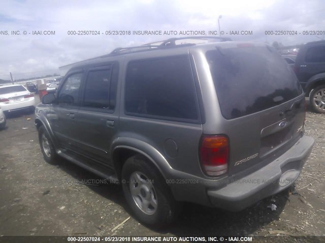1FMDU65P2YZC57369 - 2000 FORD EXPLORER LIMITED 灰色 照片 3
