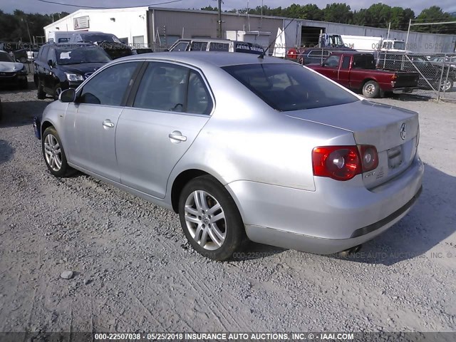 3VWEF71K87M197601 - 2007 VOLKSWAGEN JETTA WOLFSBURG 银色 照片 3