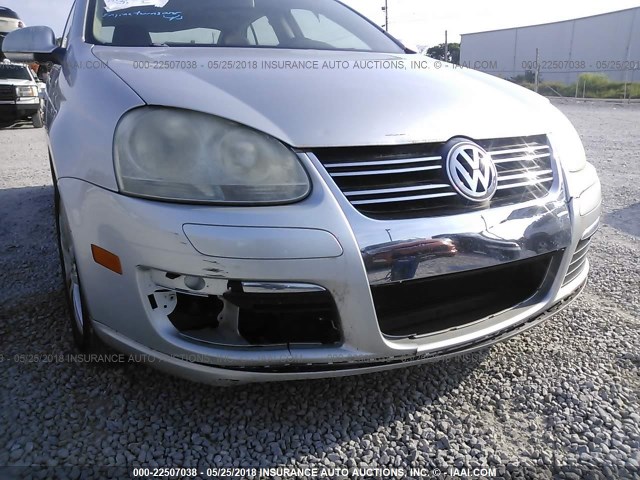 3VWEF71K87M197601 - 2007 VOLKSWAGEN JETTA WOLFSBURG 银色 照片 6