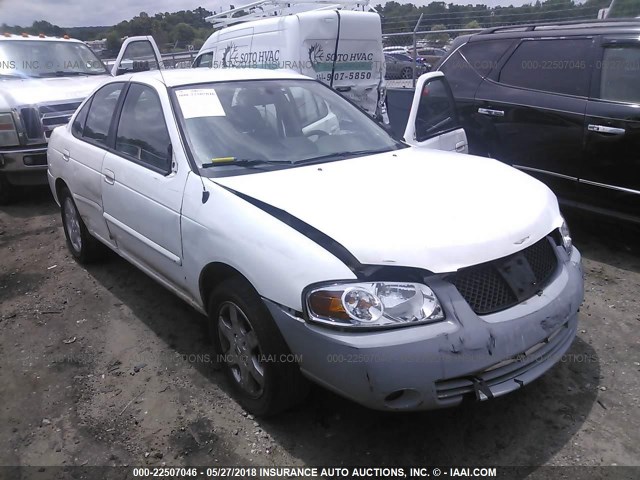 3N1CB51D06L642433 - 2006 NISSAN SENTRA 1.8/1.8S WHITE photo 1