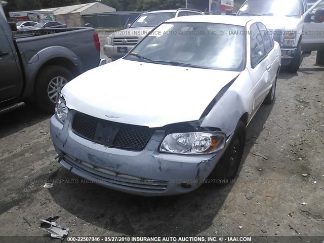 3N1CB51D06L642433 - 2006 NISSAN SENTRA 1.8/1.8S WHITE photo 6