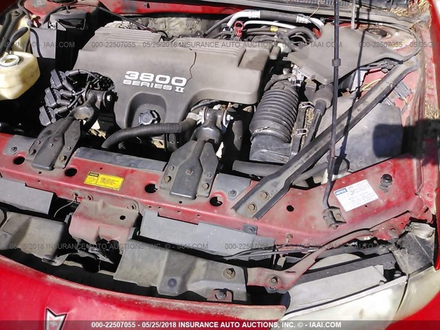 1G2WJ52K9VF244757 - 1997 PONTIAC GRAND PRIX SE 红色 照片 10