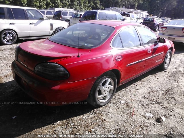 1G2WJ52K9VF244757 - 1997 PONTIAC GRAND PRIX SE 红色 照片 4