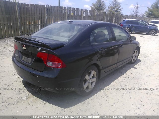 2HGFA16928H304281 - 2008 HONDA CIVIC EXL Qara foto 4