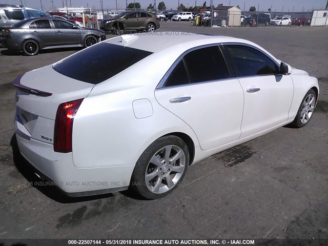 1G6AB5RX1F0101247 - 2015 CADILLAC ATS LUXURY WHITE photo 4