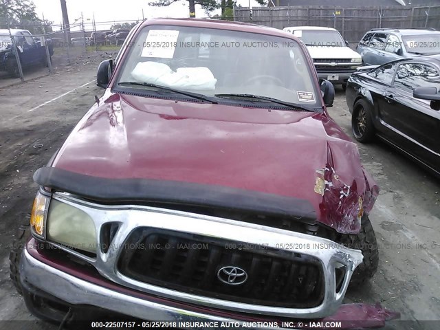 5TEWN72NX2Z893570 - 2002 TOYOTA TACOMA XTRACAB RED photo 10