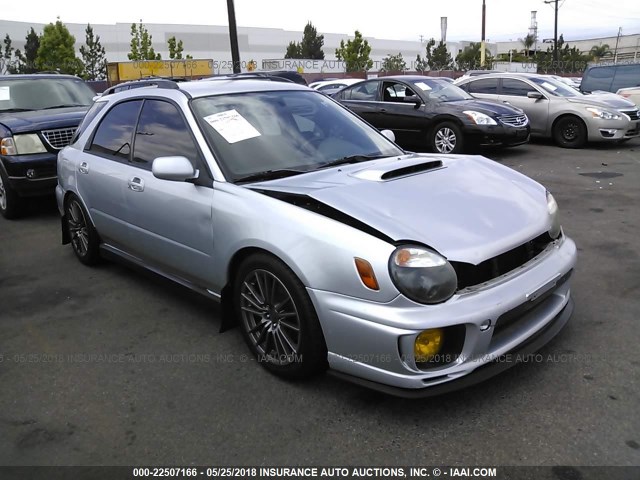 JF1GG29632G836219 - 2002 SUBARU IMPREZA WRX SILVER photo 1