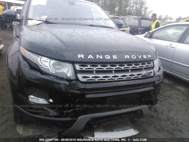 SALVR2BG5FH039235 - 2015 LAND ROVER RANGE ROVER EVOQUE PURE PREMIUM BLACK photo 6