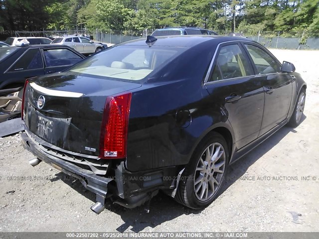 1G6DS5E31C0109702 - 2012 CADILLAC CTS PREMIUM COLLECTION BLACK photo 4