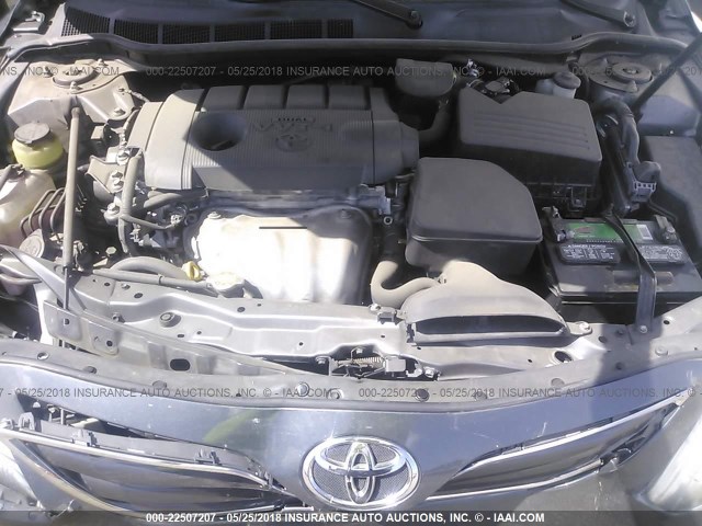 4T4BF3EKXBR118363 - 2011 TOYOTA CAMRY SE/LE/XLE GRAY photo 10