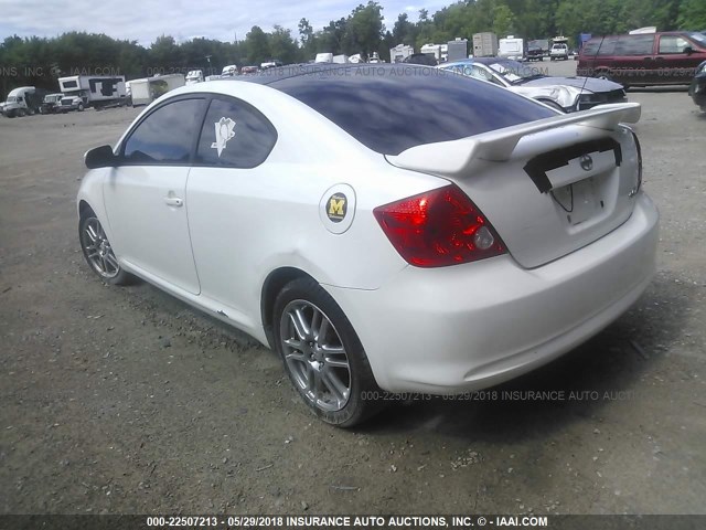 JTKDE177370169041 - 2007 TOYOTA SCION TC 白色 照片 3