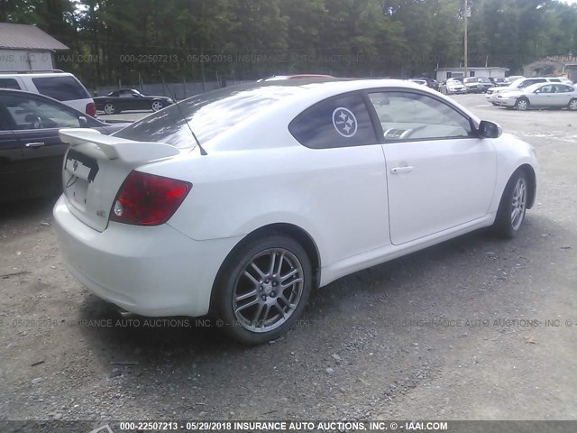 JTKDE177370169041 - 2007 TOYOTA SCION TC 白色 照片 4