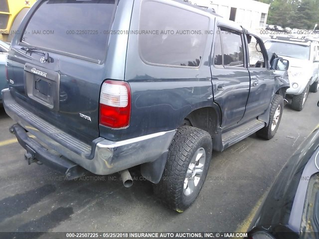 JT3HN86R4V0060951 - 1997 TOYOTA 4RUNNER SR5 BLUE photo 4