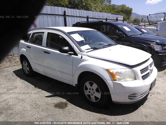 1B3HB28AX9D211185 - 2009 DODGE CALIBER SE WHITE photo 1