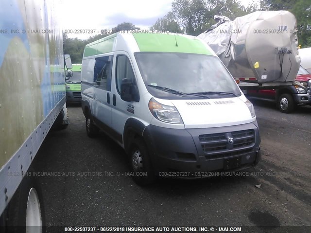 3C6TRVCG7GE108455 - 2016 RAM PROMASTER 2500 2500 HIGH WHITE photo 1