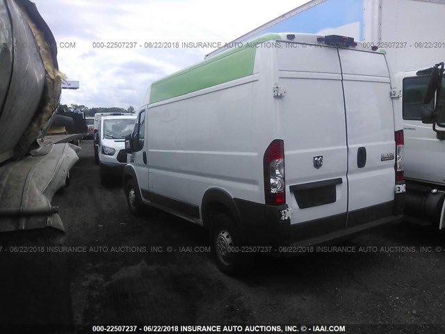 3C6TRVCG7GE108455 - 2016 RAM PROMASTER 2500 2500 HIGH WHITE photo 3