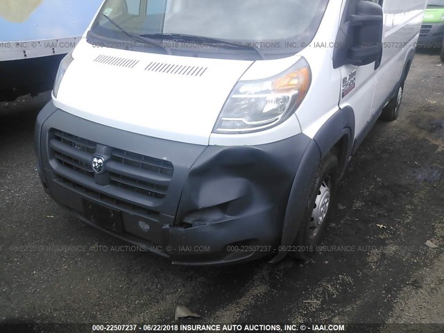 3C6TRVCG7GE108455 - 2016 RAM PROMASTER 2500 2500 HIGH WHITE photo 6
