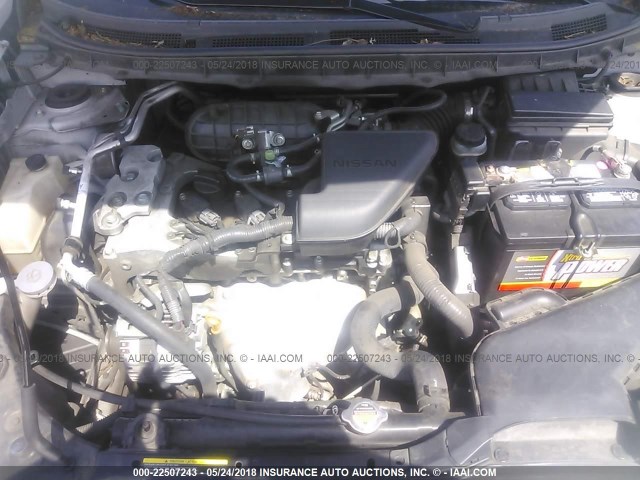 JN8AS58V78W100573 - 2008 NISSAN ROGUE S/SL SILVER photo 10