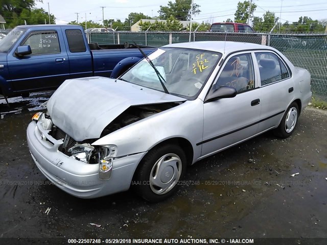 1NXBR12E1XZ294648 - 1999 TOYOTA COROLLA VE/CE/LE 银色 照片 2