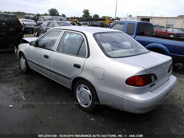 1NXBR12E1XZ294648 - 1999 TOYOTA COROLLA VE/CE/LE 银色 照片 3