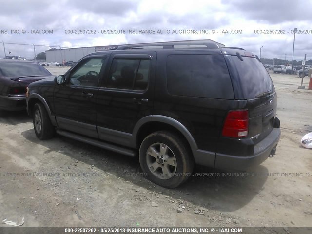 1FMZU73K83ZB11098 - 2003 FORD EXPLORER XLT/XLT SPORT/NBX BLACK photo 3