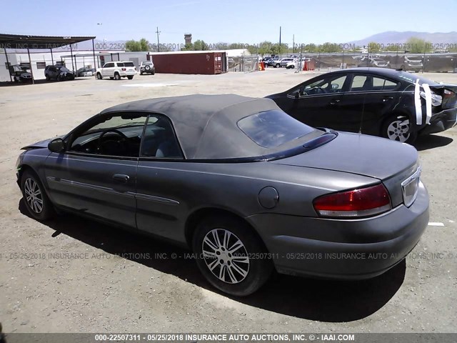 1C3EL45R95N639052 - 2005 CHRYSLER SEBRING SILVER photo 3