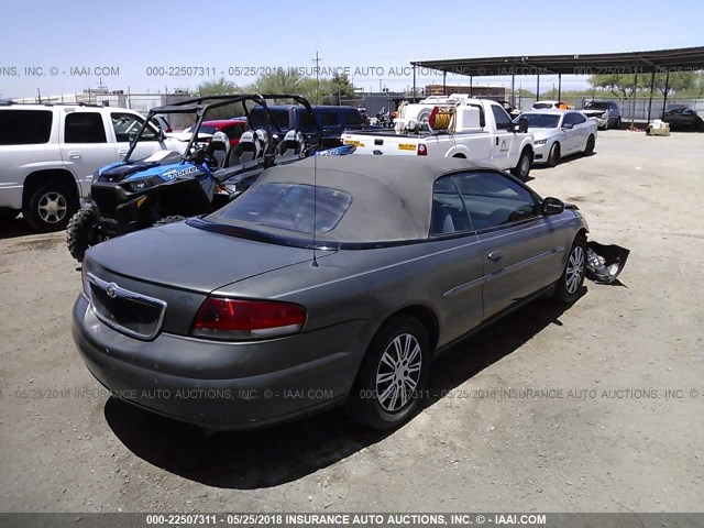 1C3EL45R95N639052 - 2005 CHRYSLER SEBRING SILVER photo 4