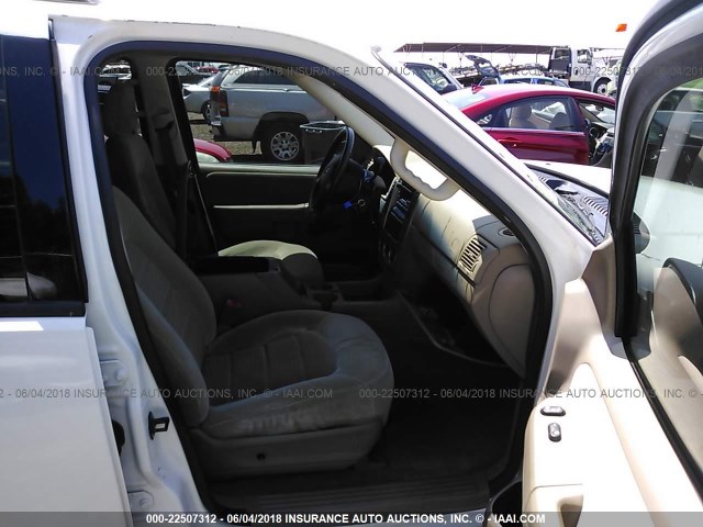 1FMZU63K05UA76096 - 2005 FORD EXPLORER XLT/XLT SPORT/NBX 白色 照片 5