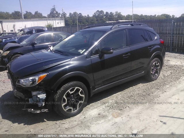 JF2GPANC2G8270024 - 2016 SUBARU CROSSTREK LIMITED BLACK photo 2