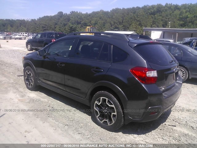 JF2GPANC2G8270024 - 2016 SUBARU CROSSTREK LIMITED BLACK photo 3