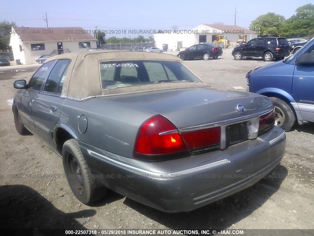 2MEFM74WX1X619664 - 2001 MERCURY GRAND MARQUIS GS GREEN photo 3