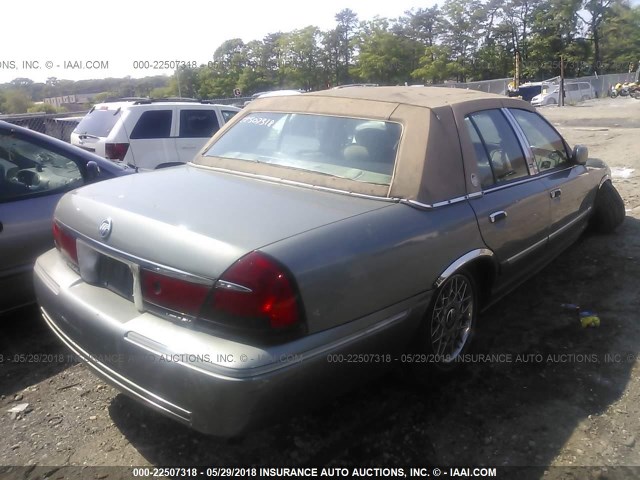 2MEFM74WX1X619664 - 2001 MERCURY GRAND MARQUIS GS GREEN photo 4