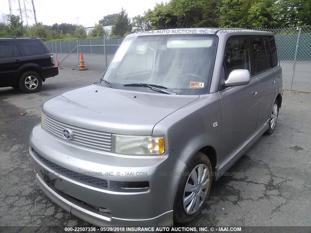 JTLKT324254002970 - 2005 TOYOTA SCION XB ნაცრისფერი ფოტო 2