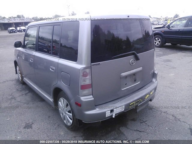 JTLKT324254002970 - 2005 TOYOTA SCION XB ნაცრისფერი ფოტო 3