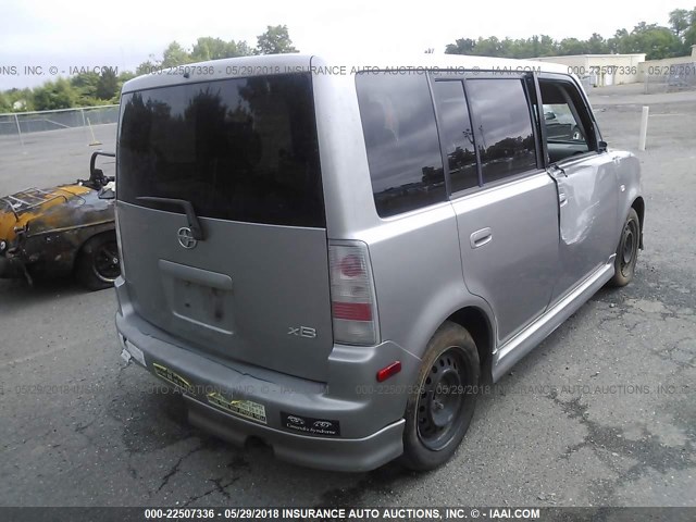 JTLKT324254002970 - 2005 TOYOTA SCION XB ნაცრისფერი ფოტო 4