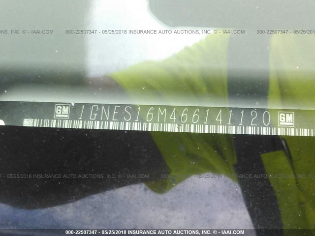 1GNES16M466141120 - 2006 CHEVROLET TRAILBLAZER EXT LS/EXT LT WHITE photo 9