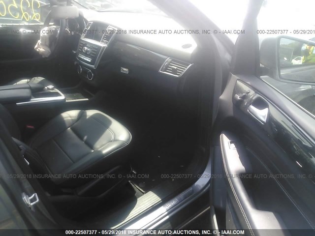 4JGDA5HB2FA616377 - 2015 MERCEDES-BENZ ML 350 4MATIC Light Blue photo 5