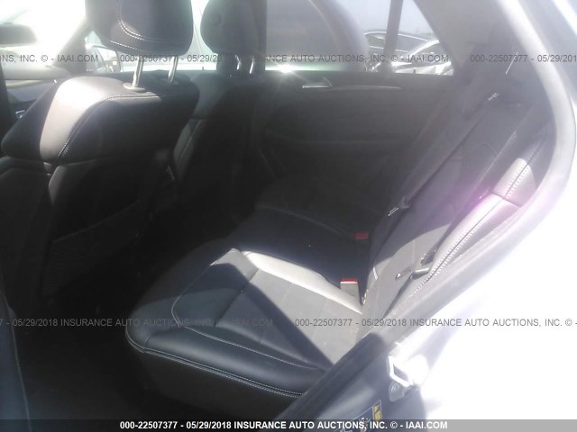 4JGDA5HB2FA616377 - 2015 MERCEDES-BENZ ML 350 4MATIC Light Blue photo 8