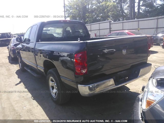 1D7HA18K87J560435 - 2007 DODGE RAM 1500 ST BLACK photo 3