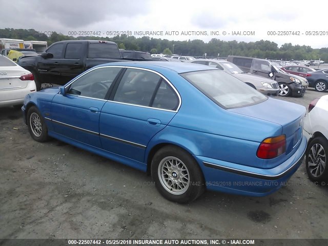 WBADD6325WBW32265 - 1998 BMW 528 I AUTOMATIC BLUE photo 3