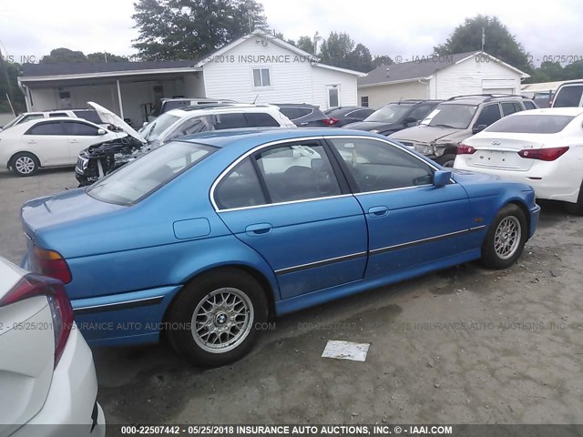 WBADD6325WBW32265 - 1998 BMW 528 I AUTOMATIC BLUE photo 4