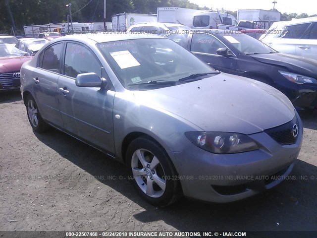 JM1BK12F251274330 - 2005 MAZDA 3 I GRAY photo 1